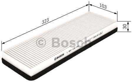 Bosch Filtras Salono Oro Filtras Peugeot 306 1.1 1.4 1.6 1.8 1.9 D 2.0 16V 132 135 HP 6003 6004 6005 6006