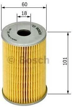 BOSCH hidraulinis filtras, vairavimo sistema 1457429820 A0001842225