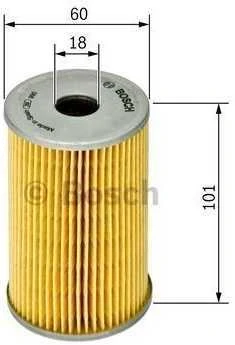 BOSCH hidraulinis filtras, vairavimo sistema 1457429820 A0001842225