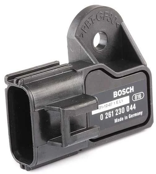 Bosch Įsiurbimo kolektoriaus slėgio jutiklis Ford Ranger Mondeo Fiesta Focus Galaxy S-Max Transit Volvo S40 V50 S80 C30 V70 6M51 8V2Q9F593AA 8V2Q9F593AB
