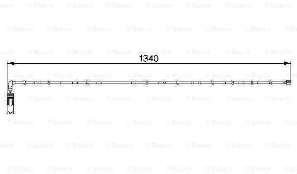 Bosch Įspėjamasis Kontaktų Rinkinys Bmw 316 318 320 323 325 330 Stabdžių Trinkelių Nusidėvėjimas