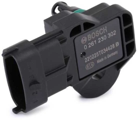 BOSCH jutiklis, įsiurbimo kolektoriaus slėgio jutiklis 0261230302 1920FT