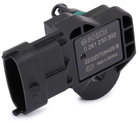 BOSCH jutiklis, įsiurbimo kolektoriaus slėgio jutiklis 0261230302 1920FT
