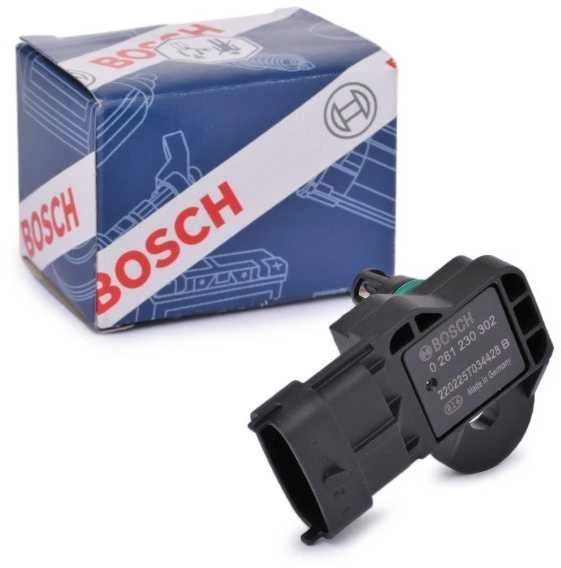 BOSCH jutiklis, įsiurbimo kolektoriaus slėgio jutiklis 0261230302 1920FT