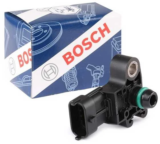 BOSCH jutiklis, įsiurbimo kolektoriaus slėgio jutiklis 0261230262 6PP358152051