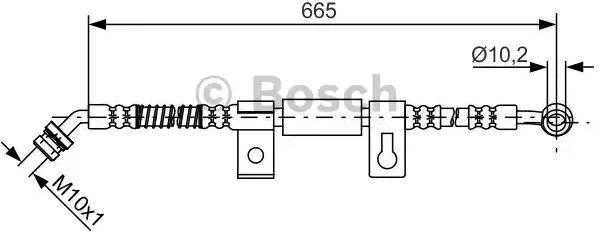 Bosch Kia Sorento I Stabdžių Žarna Sorento I Sorento I Van 2.5 Crdi 2.4 3.5 V6 9772204 9772205