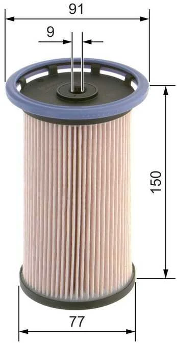 Bosch Kuro Filtras Audi A3 A4 A6 VW Golf Passat 3C0 819 653 B
