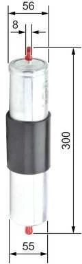 Bosch Kuro filtras BMW 316 318 320 323 328 13427552351 13427552352 13427552353