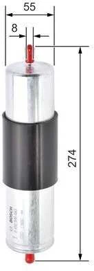 Bosch Kuro Filtras BMW X5 E53 3.0 d 211hp 218hp 17217502664 17217502665
