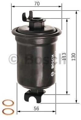 Bosch Kuro Filtras Toyota Hiace Land Cruiser Prado 90 4Runner Granvia 90915YZZD0 90915YZZD1
