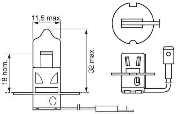 BOSCH lemputė 1987301006 01V409057