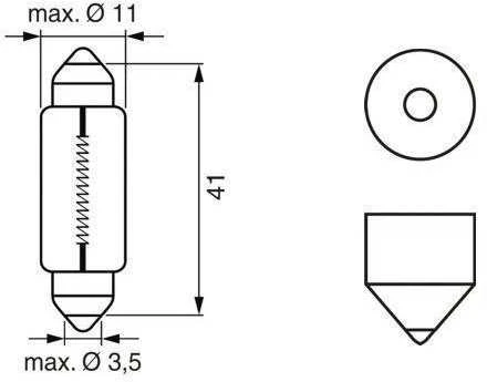 BOSCH lemputė 1987301014 1987302210