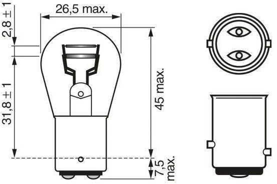 BOSCH lemputė 1987301055