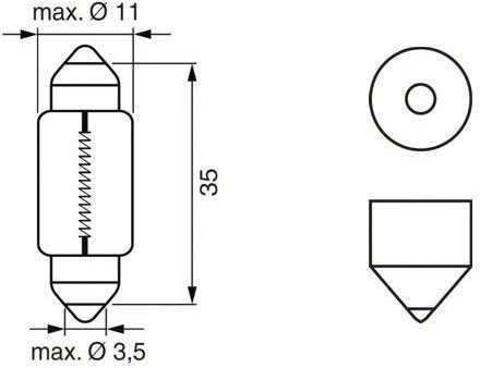 BOSCH lemputė 1987301060 01V409057