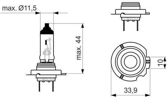 BOSCH lemputė 1987302091 64180L
