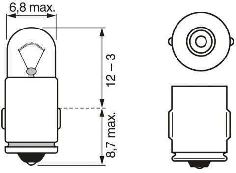 BOSCH lemputė 1987302224 Z0430122