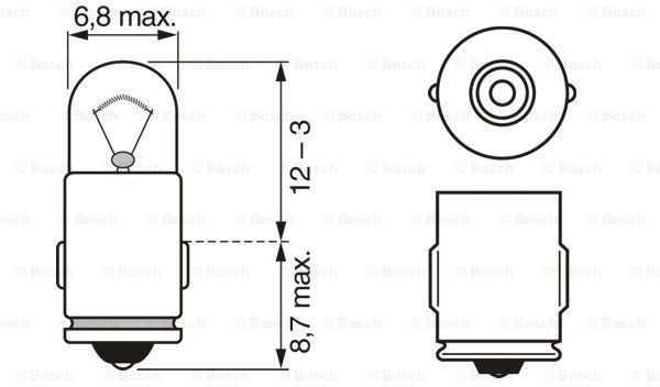 BOSCH lemputė 1987302224 Z0430122