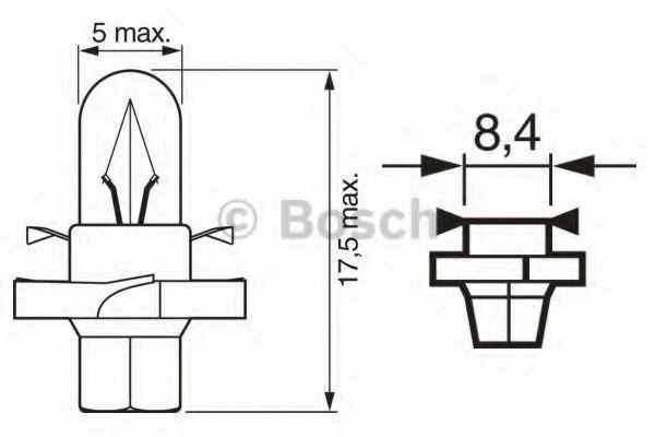 BOSCH lemputė 1987302235 2351MFX6