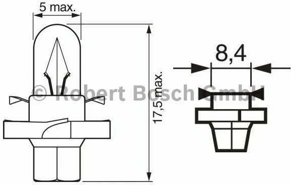BOSCH lemputė 1987302243 2098939