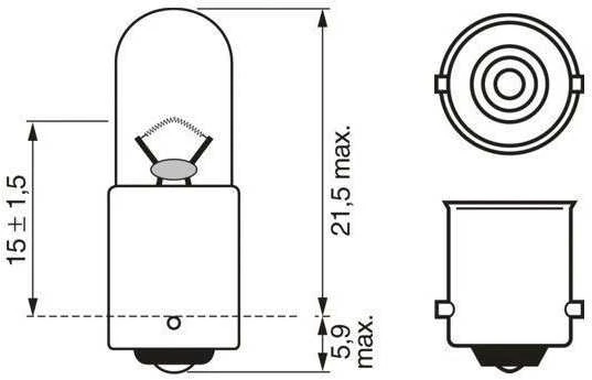 BOSCH lemputė 1987302707 182025