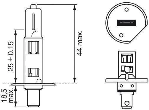 BOSCH lemputė, prožektorius 1987301005 01V409057
