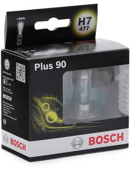 Bosch Automotive H7 halogeninės priekinių žibintų lemputės 12 V 55 W PX26d 1 987 301 075