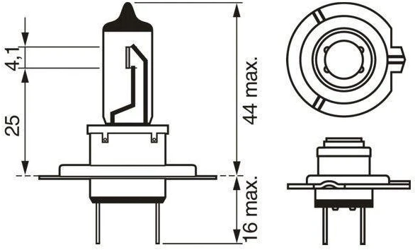BOSCH lemputė, prožektorius 1987301411 63210395442