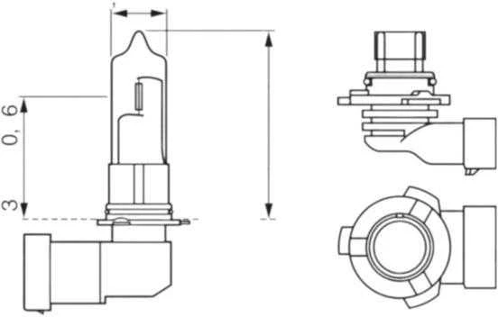 Bosch Lemputė Prožektorius LAND ROVER Freelander 2 OPEL Astra G SUZUKI Grand Vitara II Lemputės Prožektorius 1307320080 1307320081 1307320082