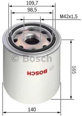Bosch Oro Džiovintuvo Kasetė Mercedes Benz Unimog U300 U400 U500 0008305013 000830501380