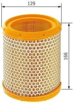 BOSCH oro filtras 1457433227 01V409057