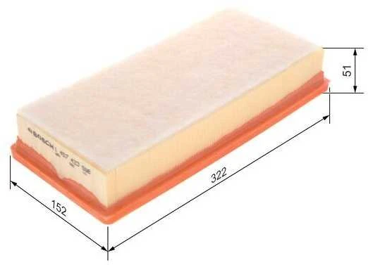 BOSCH oro filtras 1457433596 1444XF