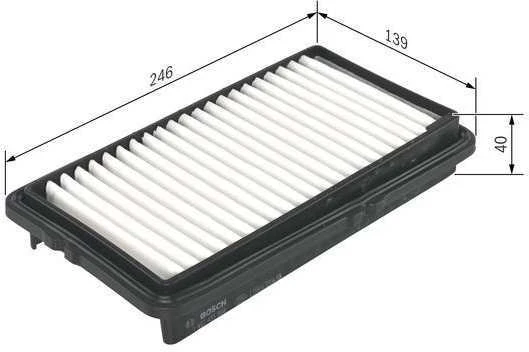 BOSCH oro filtras 1457433950 4B0407515