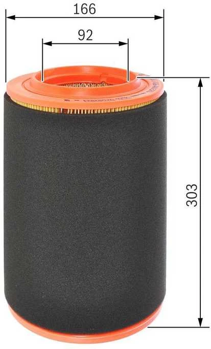 Bosch Oro filtras CITROËN JUMPER FIAT DUCATO OPEL MOVANO 1359643080 1606402680 1348860080