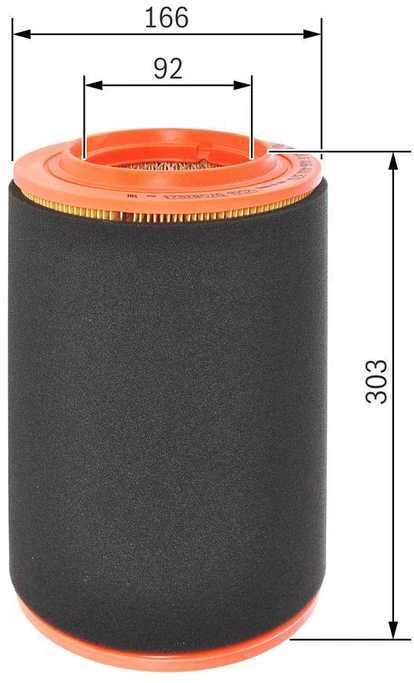 Bosch Oro filtras CITROËN JUMPER FIAT DUCATO OPEL MOVANO 1359643080 1606402680 1348860080