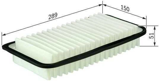 BOSCH oro filtras F026400017 0261155613
