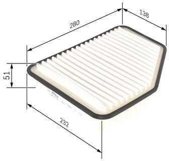 BOSCH oro filtras F026400162 1780150060