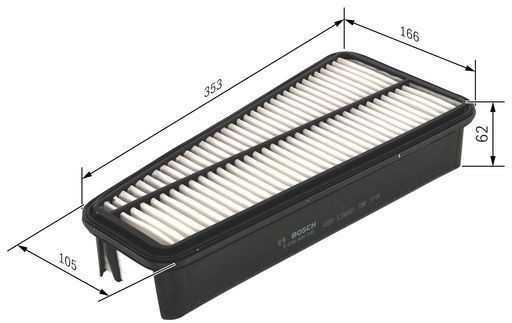 BOSCH oro filtras F026400302