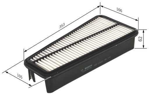 BOSCH oro filtras F026400302