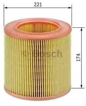 BOSCH oro filtras F026400344 WE0113Z40