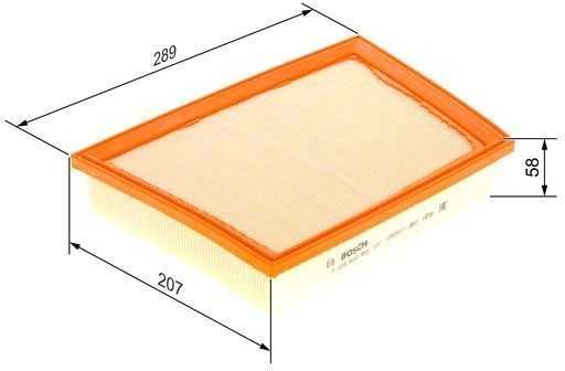 BOSCH oro filtras F026400360 13718513944