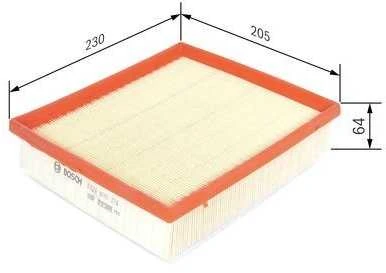 BOSCH oro filtras F026400374 64119361715