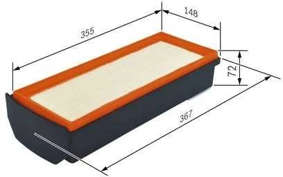 BOSCH oro filtras F026400409 13718510239