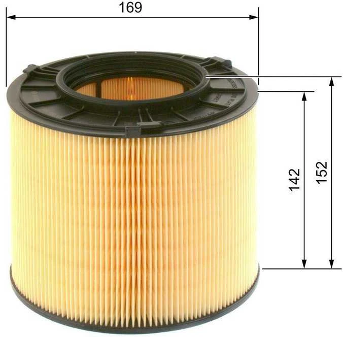 BOSCH oro filtras F026400425 8W0133843C