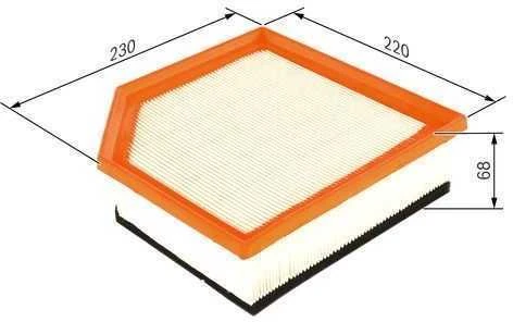 BOSCH oro filtras F026400451 30680293