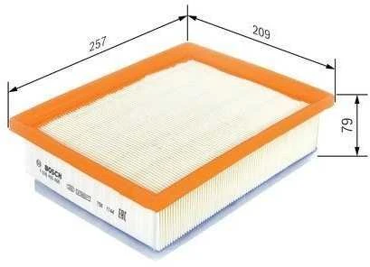 BOSCH oro filtras F026400496 165461783R