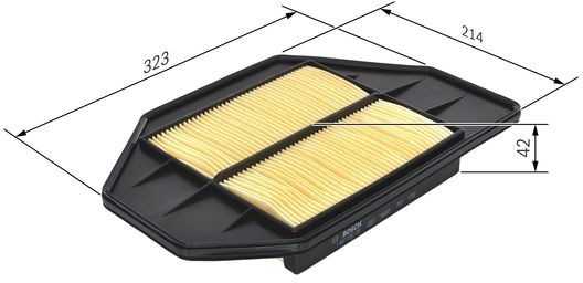 Bosch Oro Filtras Honda Civic VII Hatchback 1.7 CTDi EP4 EU9 17210PV1003 17210PV1004