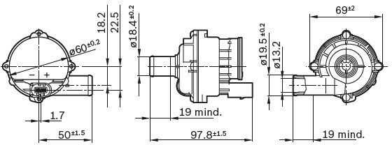 BOSCH pagalbinis vandens siurblys (aušinimo vandens kontūras) 0392023004 A1718350064