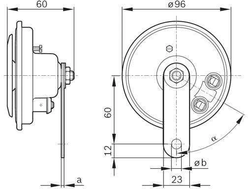 BOSCH pneumatinis ragas 0986320114