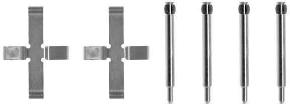 BOSCH priedų rinkinys, diskinių stabdžių trinkelės 1987474093 271831