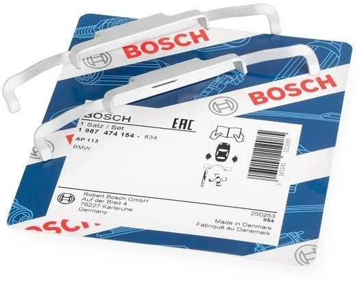 BOSCH priedų rinkinys, diskinių stabdžių trinkelės 1987474154 34211157046